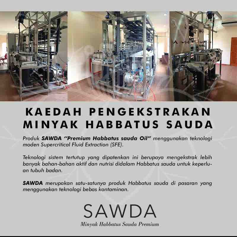 sawda habbatussauda supercritical fluid